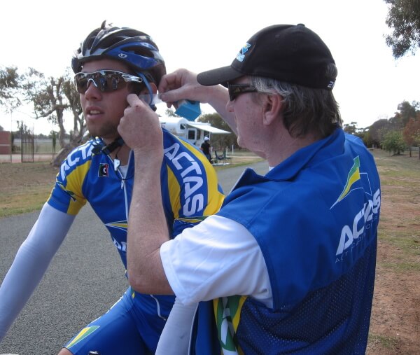 Glenn with Michael Matthews